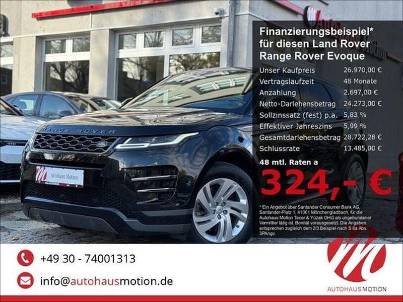 Gebraucht Land Rover Range Rover evoque R-Dynamic 150 PS (110 kW) 2019 Santorini black SUV