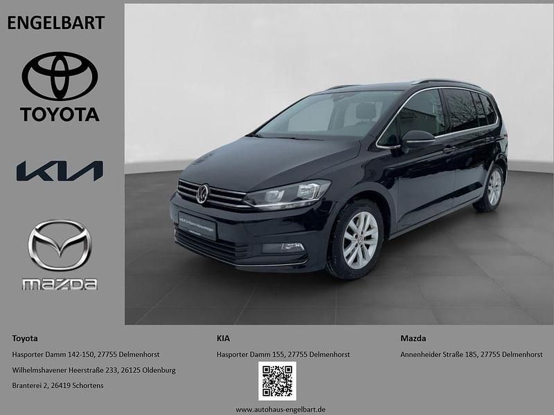 Gebraucht VW Touran Highline 150 PS (110 kW) 2018 Schwarz Van / Kleinbus