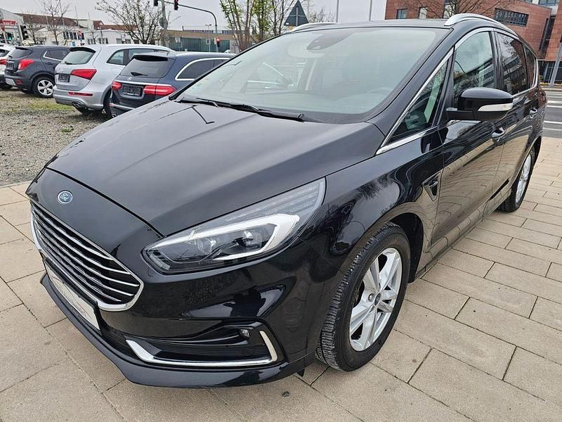 Schwarz Gebraucht 2020 Ford S-MAX Titanium Van / Kleinbus | 14.450 € (Superpreis) - Bild 1/4