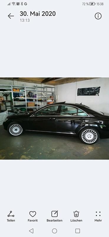 Schwarz Gebraucht 2007 Mercedes S500 Limousine | 9.500 € (Guter Preis) - Bild 1/4