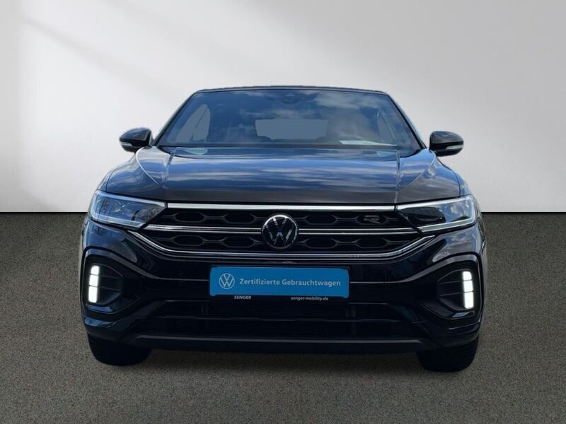Gebraucht VW T-Roc Cabriolet R-line 150 PS (110 kW) 2024 Schwarz Cabrio
