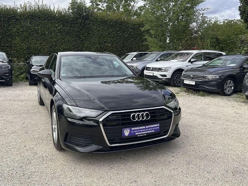 Mythosschwarz Gebraucht 2021 Audi A6 Sport Limousine | 31.479 € (Superpreis) - Bild 1/4