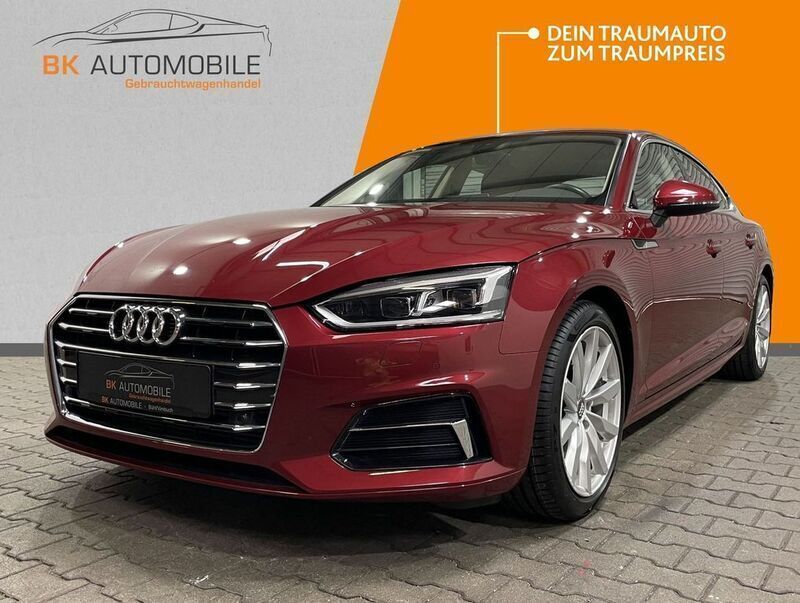 Rot Gebraucht 2017 Audi A5 Sportback Design Limousine | 26.900 € (Fairer Preis) - Bild 1/4