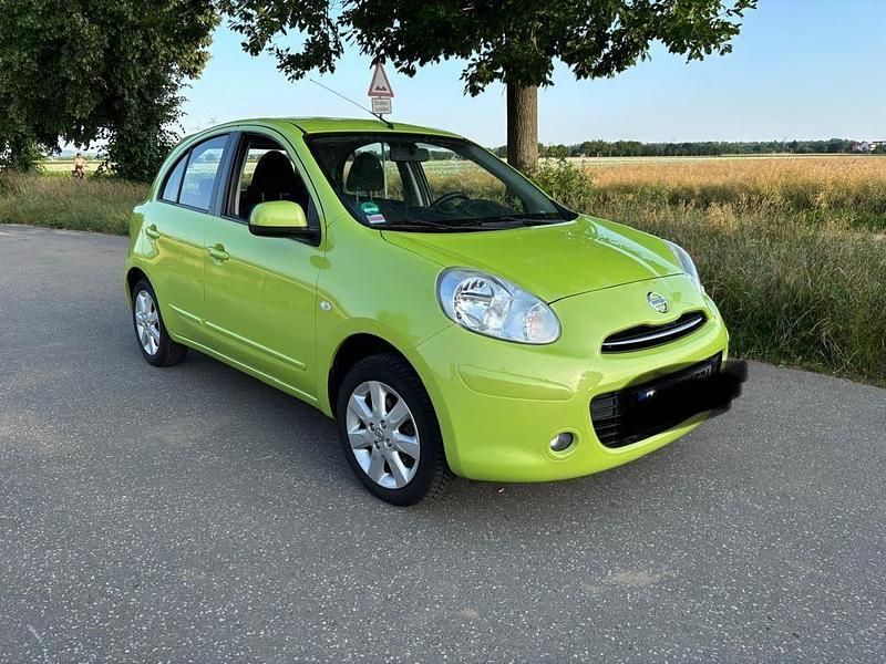 Grün Gebraucht 2012 Nissan Micra Kleinwagen | 4.750 € (Fairer Preis) - Bild 1/4