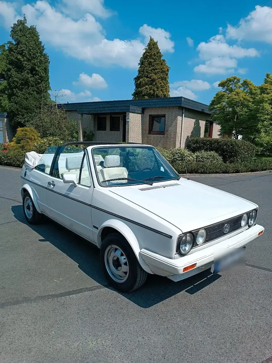 Gebraucht VW Golf Cabriolet 75 PS (55 kW) 1984 Weiß Cabrio
