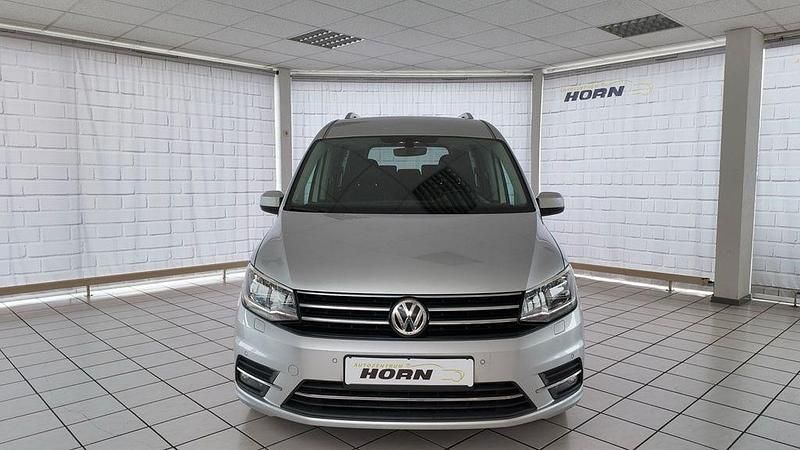 Gebraucht VW Caddy Maxi Highline 102 PS (75 kW) 2015 Reflexsilber metallic Van / Kleinbus