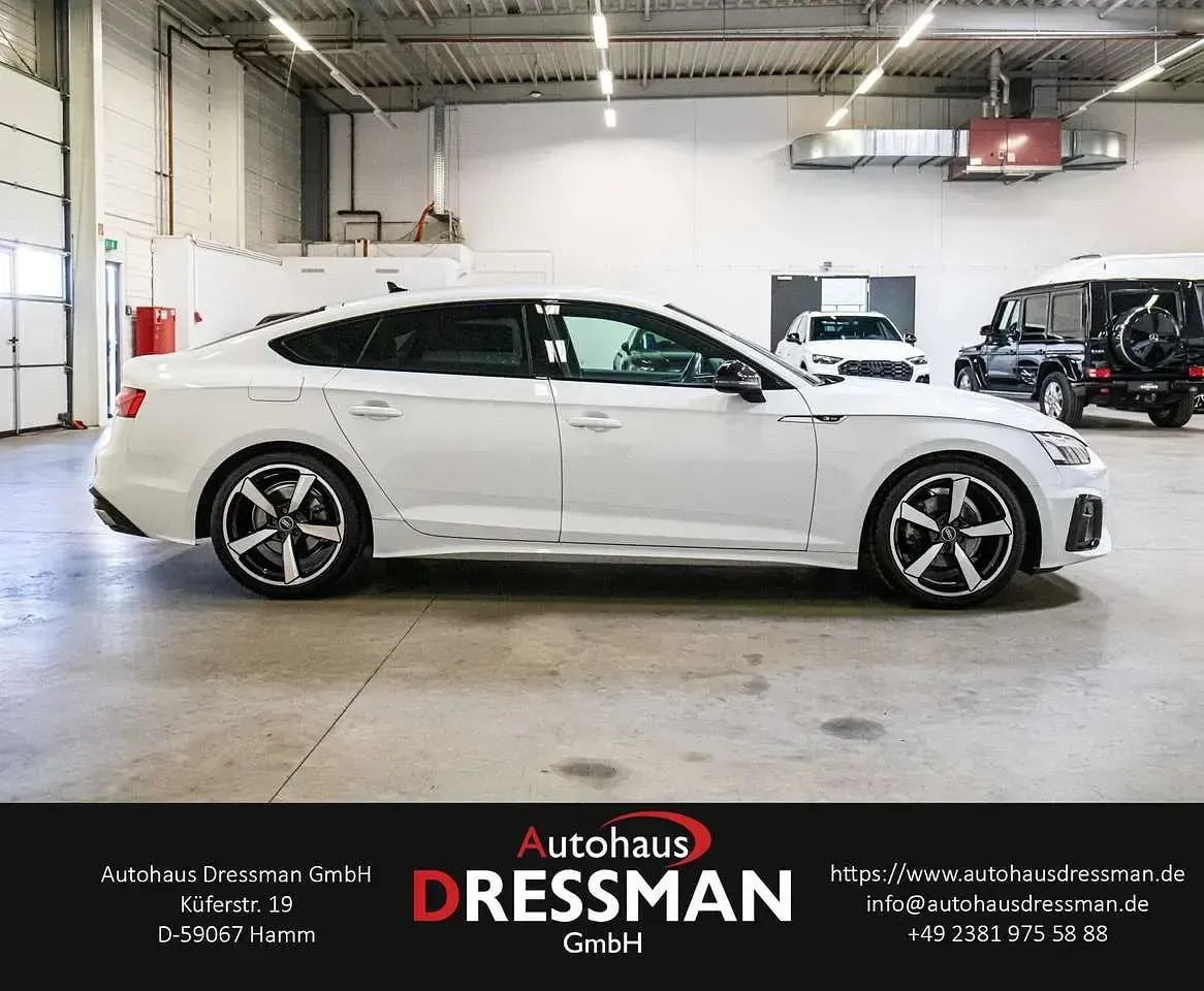 Gebraucht Audi A5 Sportback S-Line 150 PS (110 kW) 2023 Gletscherweiß metallic Kleinwagen