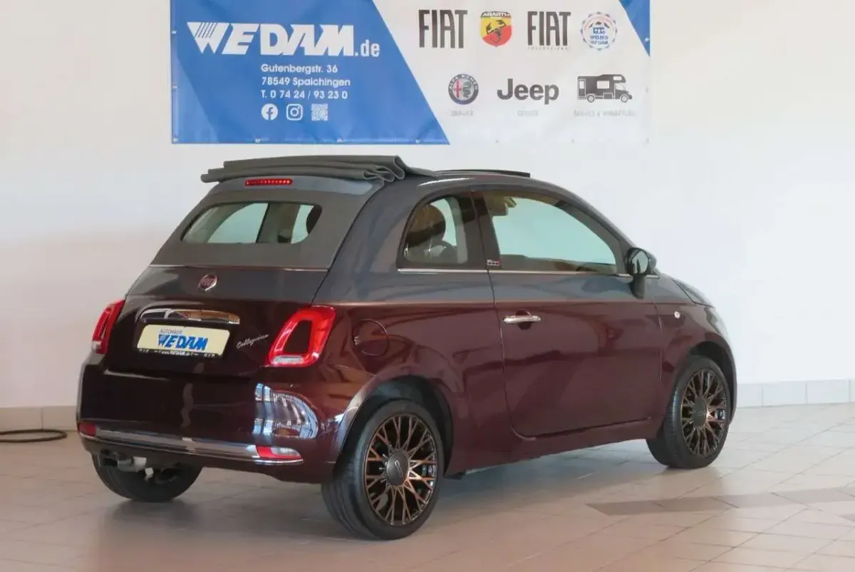 Gebraucht Fiat 500C Collezione 69 PS (50 kW) 2018 Rot Cabrio