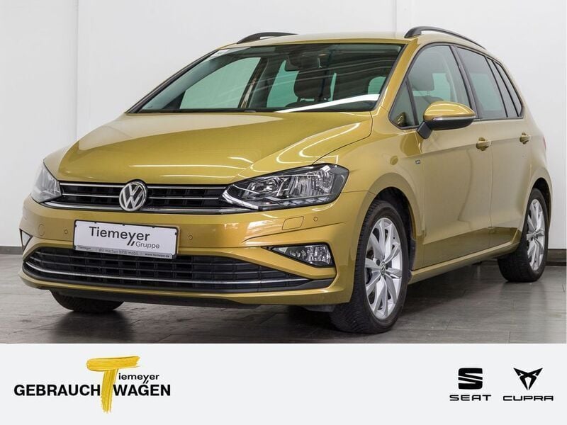 Gelb Gebraucht 2018 VW Golf Sportsvan Join Van / Kleinbus | 11.680 € (Superpreis) - Bild 1/4