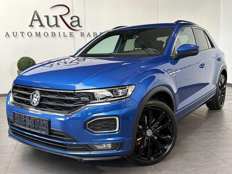 Blau Gebraucht 2020 VW T-Roc R-line SUV | 23.989 € (Fairer Preis) - Bild 1/4