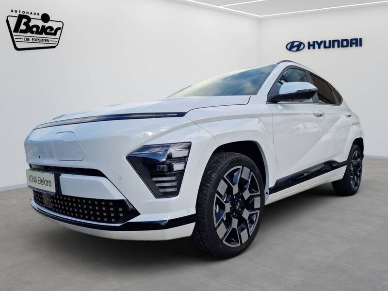 Serenity white Gebraucht 2024 Hyundai Kona Prime SUV | 36.900 € (Fairer Preis) - Bild 1/4