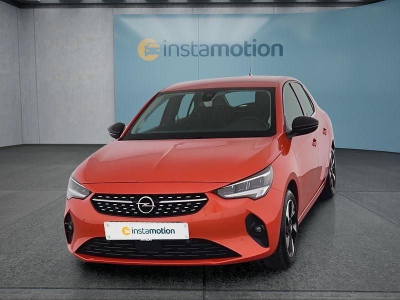 Orange Gebraucht 2021 Opel Corsa-e Elegance Kleinwagen | 16.699 € (Teuer) - Bild 1/4