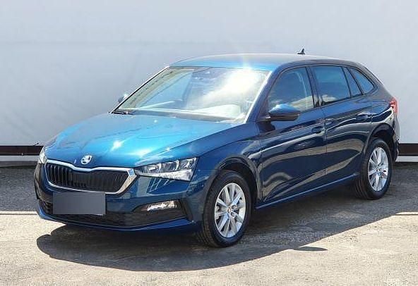 Blau Gebraucht 2021 Skoda Scala Ambition Kleinwagen | 18.885 € (Fairer Preis) - Bild 1/4