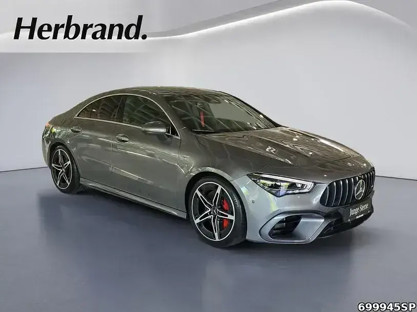 Gebraucht Mercedes CLA45 AMG Premium Plus 421 PS (309 kW) 2025 Metalliclack mountaingrau Coupé