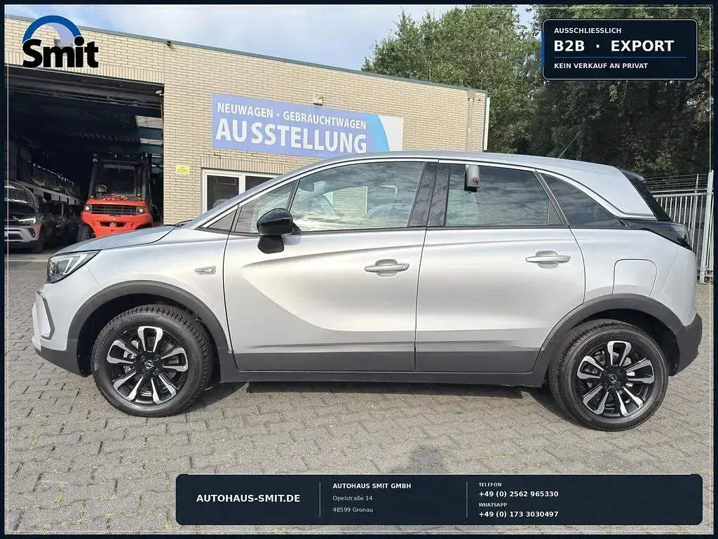 Gebraucht Opel Crossland Elegance 110 PS (80 kW) 2024 Aluminiumgrau/metallic SUV