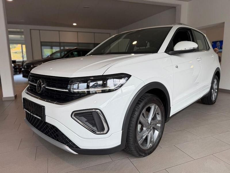 Pure white Gebraucht 2024 VW T-Cross R-line SUV | 28.490 € (Teuer) - Bild 1/4