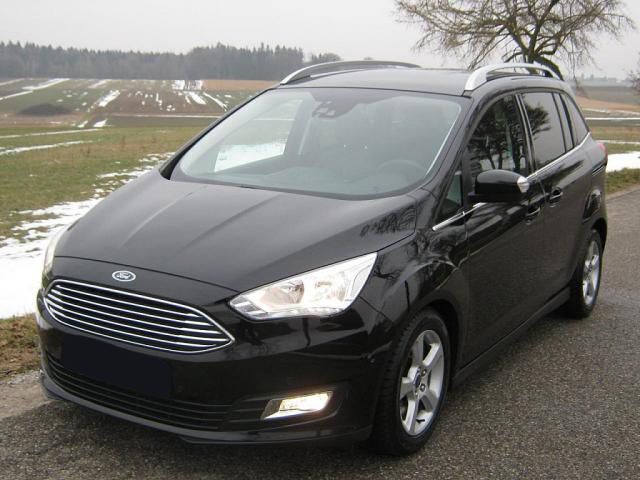 Gebraucht Ford Grand C-Max Titanium 150 PS (110 kW) 2016 Schwarz metallic Van / Kleinbus