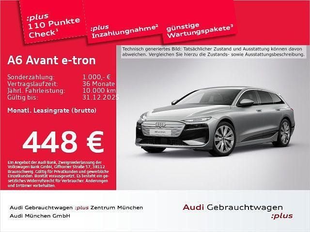 Grau Gebraucht 2025 Audi A6 e-tron Performance Kombi | 53.859 € (Superpreis) - Bild 1/2