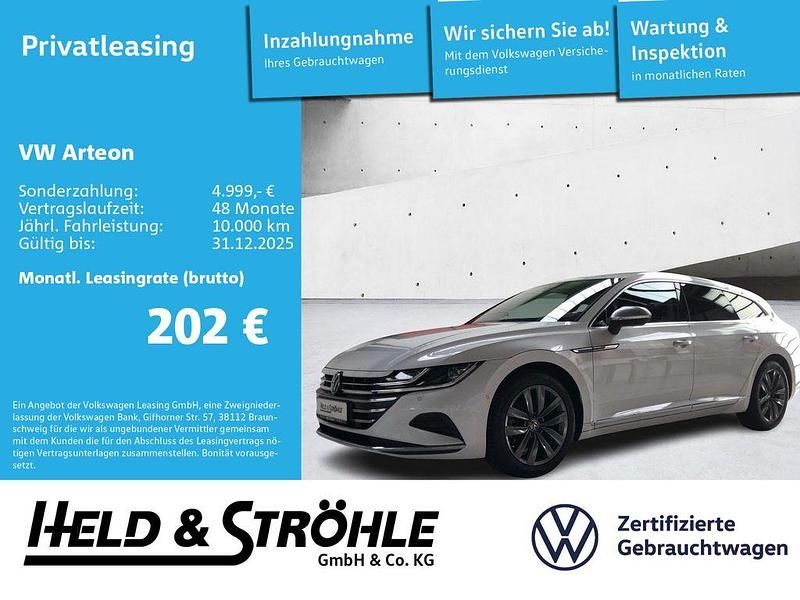 Weiß Gebraucht 2024 VW Arteon Elegance Limousine | 31.670 € (Superpreis) - Bild 1/4