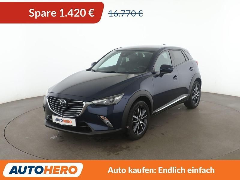 Blau Gebraucht 2017 Mazda CX-3 Sports-Line SUV | 15.350 € (Fairer Preis) - Bild 1/3