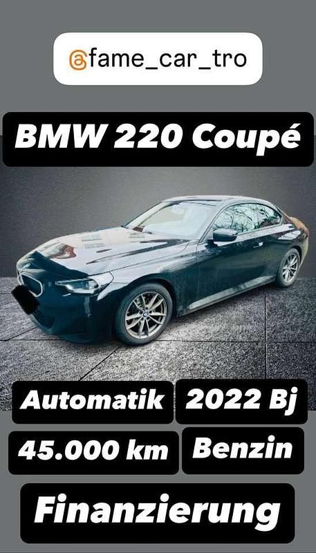 Schwarz Gebraucht 2022 BMW 220 Coupé | 29.999 € (Guter Preis) - Bild 1/4