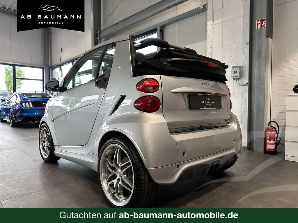 Occasion Smart ForTwo Cabrio Brabus 102 ch (75 kW) 2013 Argent Cabriolet