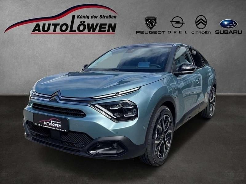 Islandblau (metalliclackieru Gebraucht 2023 Citroën e-C4 Shine Limousine | 21.950 € (Fairer Preis) - Bild 1/4