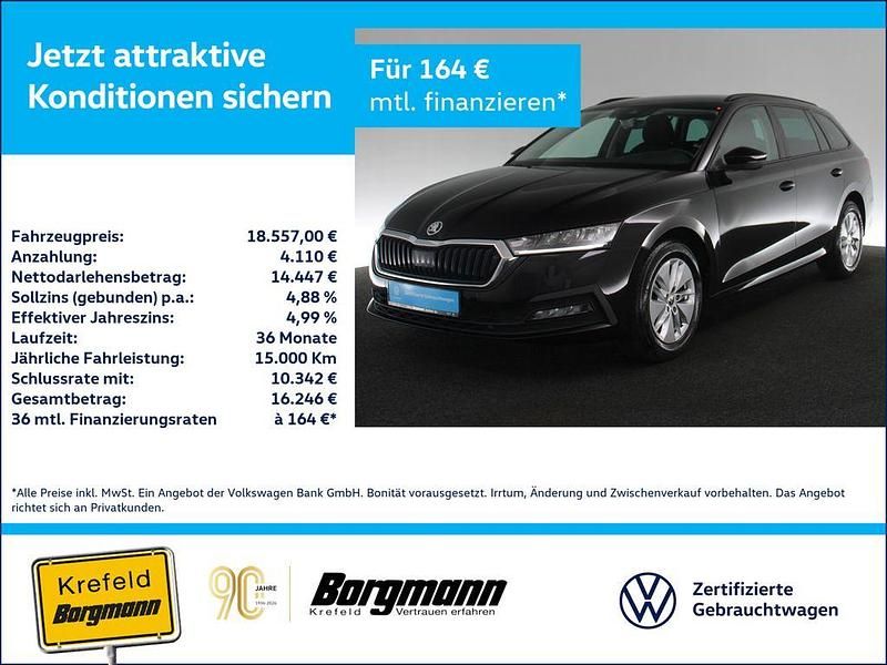 Gebraucht Skoda Octavia Ambition 116 PS (85 kW) 2022 Schwarz Kombi