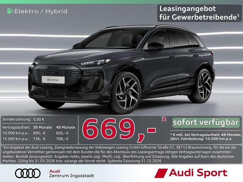 Neu Audi Q6 e-tron Sport 284 kW (387 PS) 2025 Grau SUV