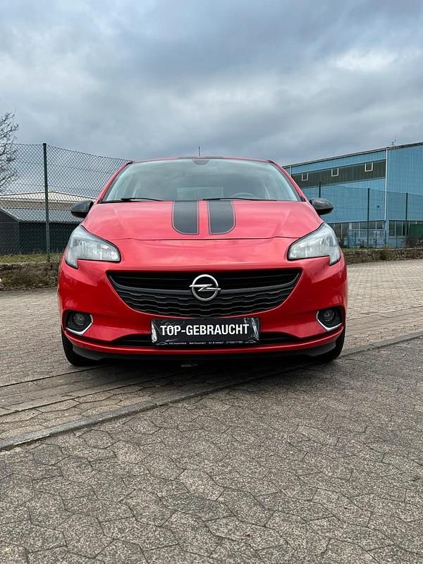 Rot Gebraucht 2015 Opel Corsa Kleinwagen | 5.950 € (Etwas zu teuer) - Bild 1/4
