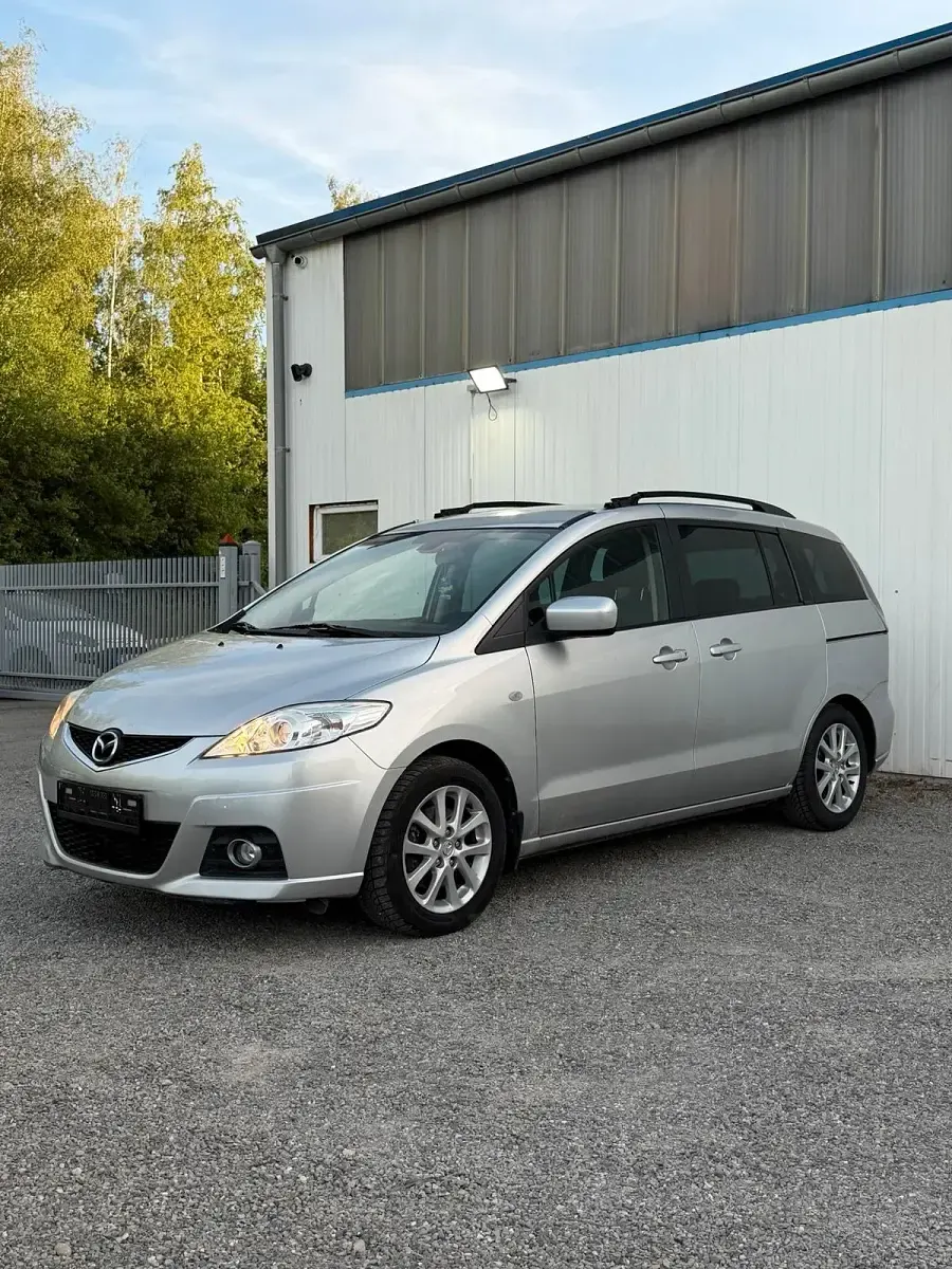 Gebraucht Mazda 5 120 PS (88 kW) 2010 Silber Van / Kleinbus