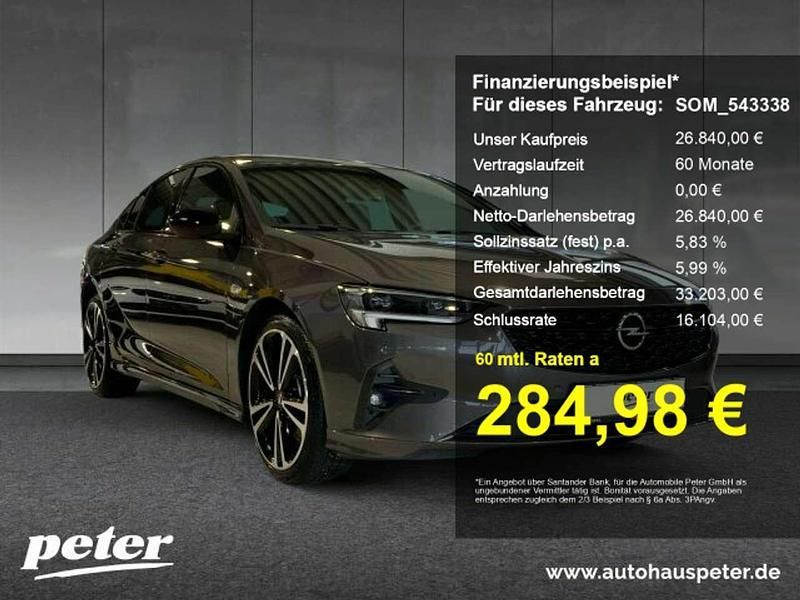 Licht grau m2 Gebraucht 2021 Opel Insignia GS Line Limousine | 26.840 € (Teuer) - Bild 1/2