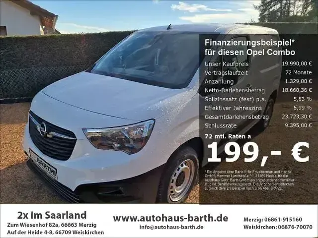 Second-hand Opel Combo 102 CP (75 kW) 2023 Alb Monovolum