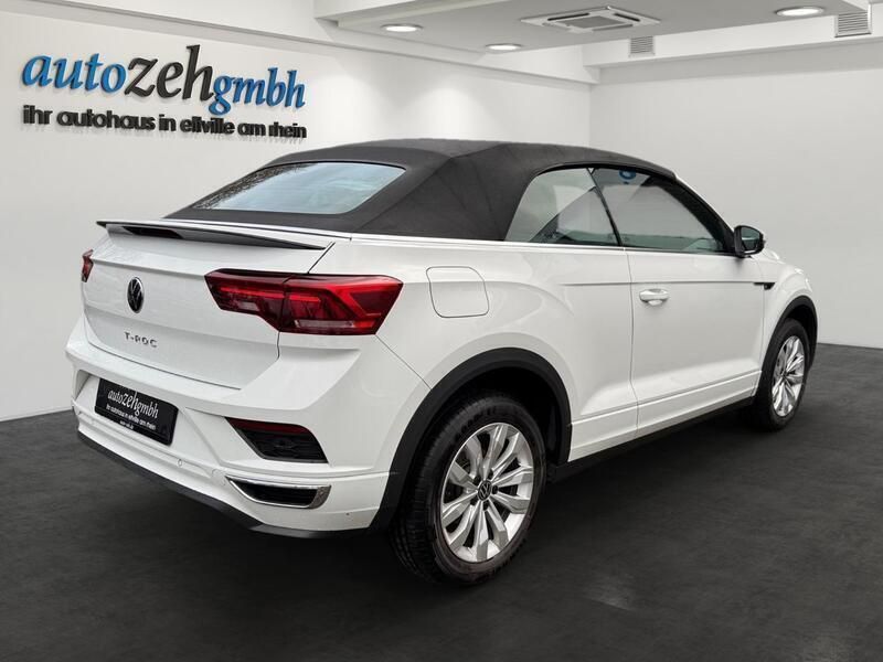 Gebraucht VW T-Roc Cabriolet R-line 150 PS (110 kW) 2021 White metallic Cabrio