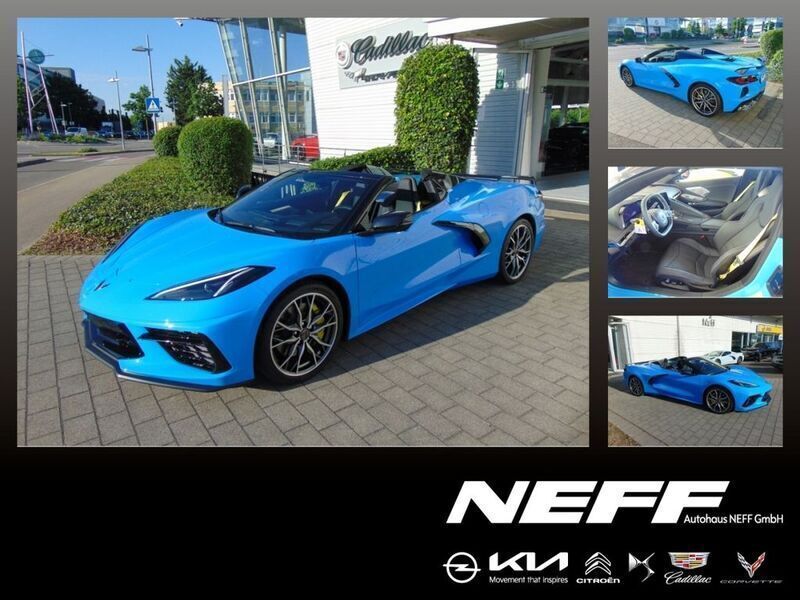 Rapid blue Neu 2024 Corvette C8 Cabrio | 106.950 € (Superpreis) - Bild 1/4
