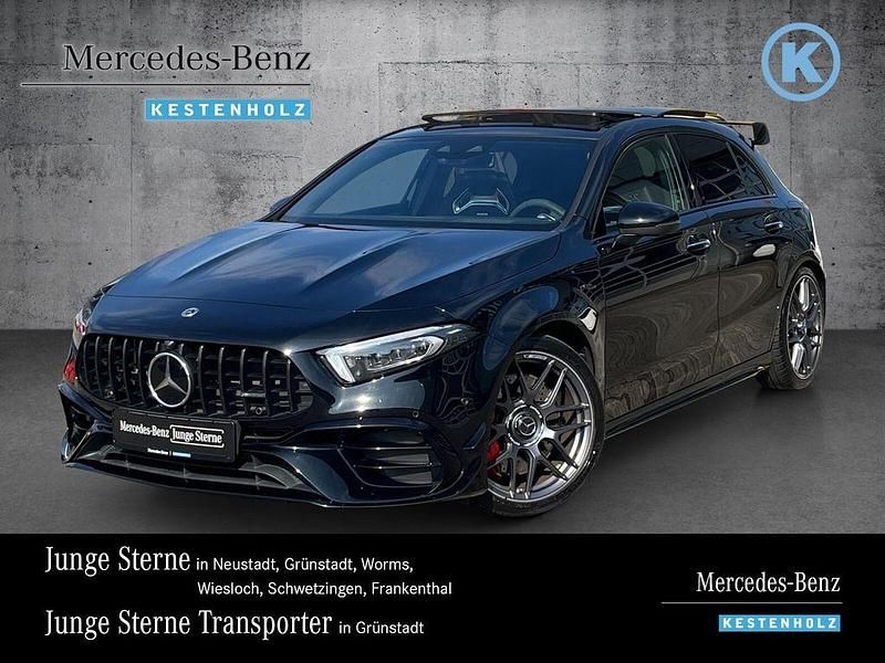 Schwarz Gebraucht 2023 Mercedes A45 AMG AMG Limousine | 56.990 € - Bild 1/4