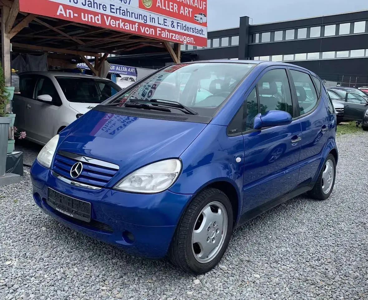 Gebraucht Mercedes A160 Elegance 102 PS (75 kW) 1998 Blau Kleinwagen