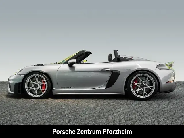 Neu Porsche 718 Spyder RS 500 PS (367 kW) 2026 Silber Cabrio