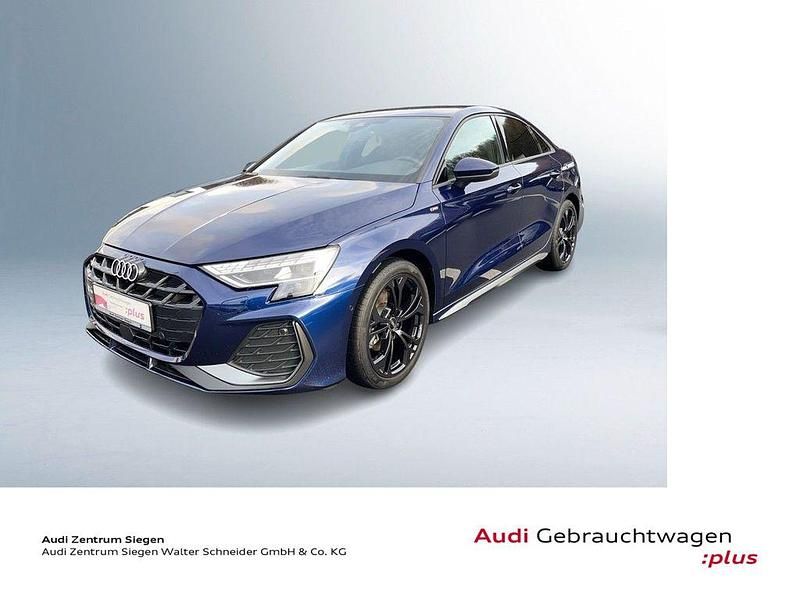 Navarrablau metallic Gebraucht 2025 Audi A3 S-Line Limousine | 39.910 € (Teuer) - Bild 1/4