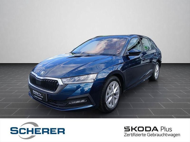 Lava blau Gebraucht 2022 Skoda Octavia Ambition Kombi | 24.900 € (Fairer Preis) - Bild 1/4