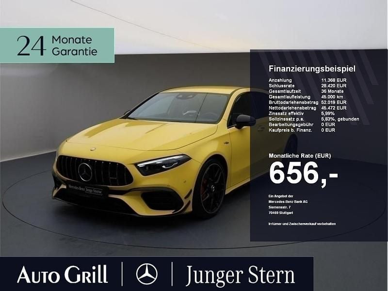 Gelb Gebraucht 2023 Mercedes A45 AMG AMG Kombi | 55.920 € (Fairer Preis) - Bild 1/4