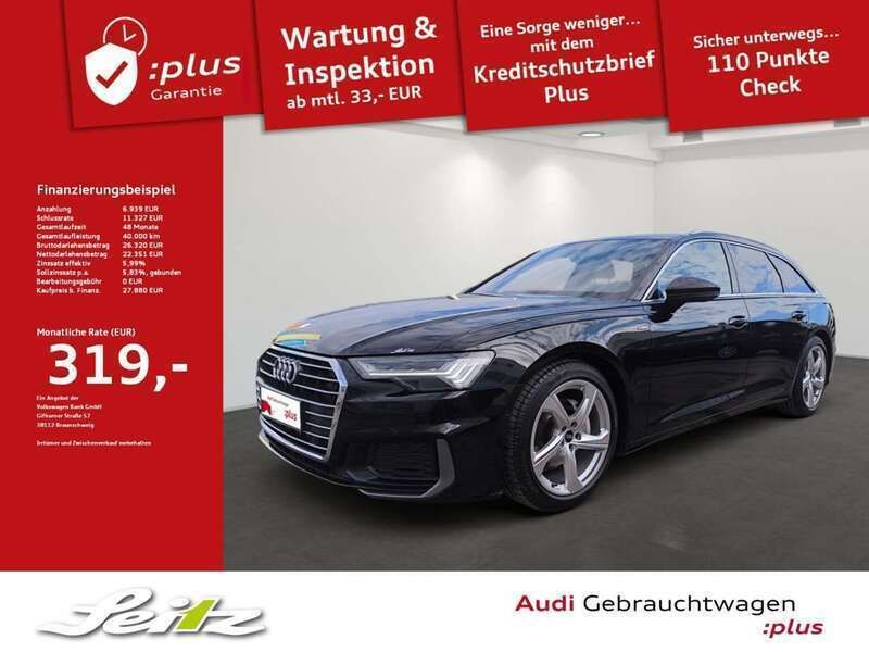 Schwarz Gebraucht 2022 Audi A6 Sport Kombi | 32.190 € (Etwas zu teuer) - Bild 1/2