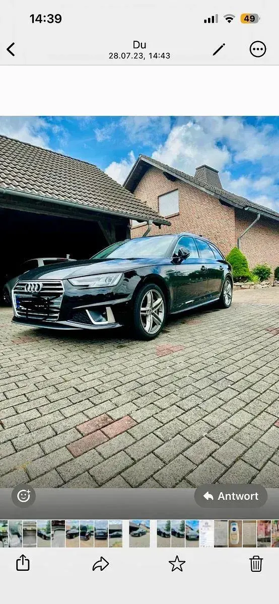 Brugt Audi A4 S-Line 231 HK (169 kW) 2019 Sort Stationcar
