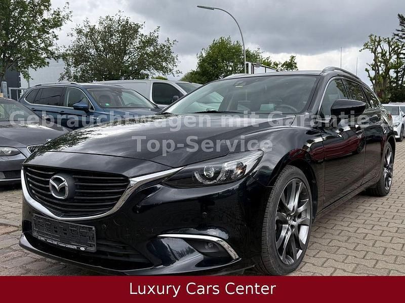 Schwarz Gebraucht 2015 Mazda 6 Sports-Line Kombi | 13.500 € (Fairer Preis) - Bild 1/4
