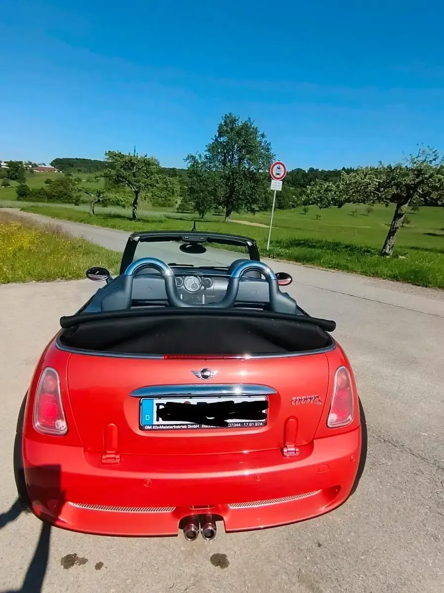 Usata Mini Cooper S Cabriolet 170 CV (125 kW) 2005 Arancione Cabrio