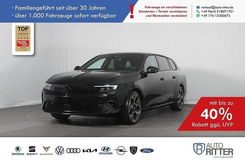 Neu Opel Astra 131 PS (96 kW) 2026 Schwarz (karbon schwarz metallic) Kombi