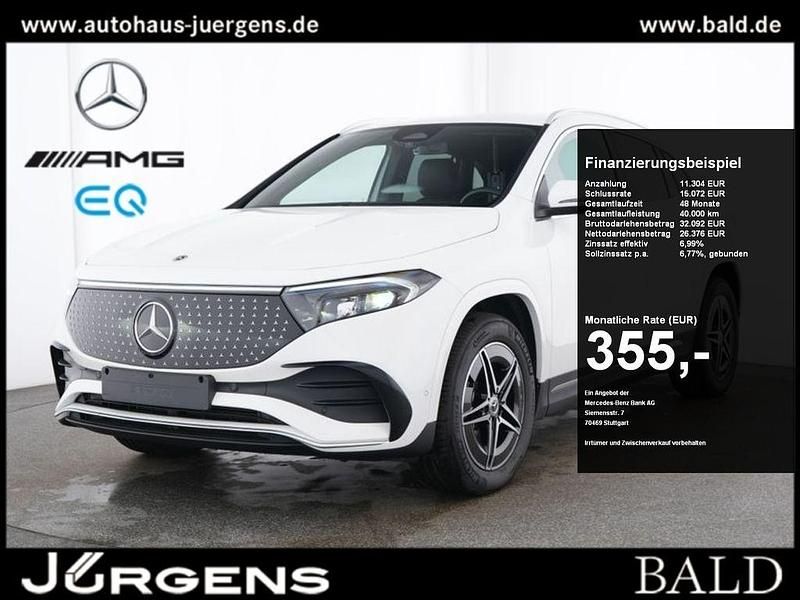 Weiss polarweiß Gebraucht 2024 Mercedes EQA350 AMG SUV | 37.680 € (Guter Preis) - Bild 1/4