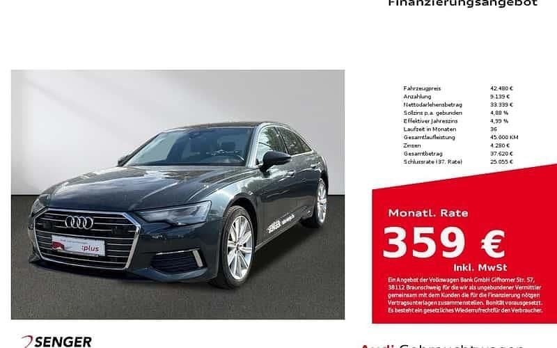 Grau Gebraucht 2023 Audi A6 Ambiente Limousine | 42.480 € (Fairer Preis) - Bild 1/4