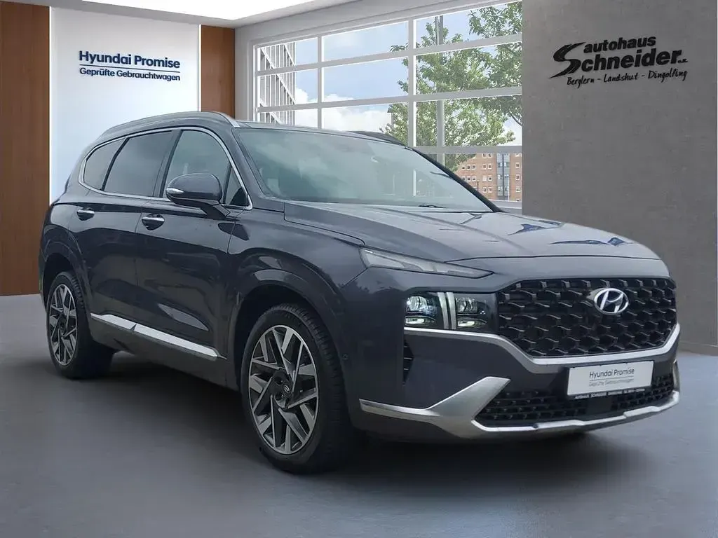 Gebraucht Hyundai Santa Fe Signature 193 PS (141 kW) 2022 Blau SUV