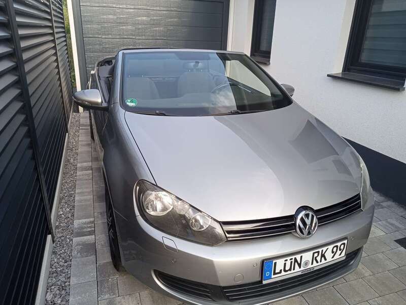Gold Gebraucht 2013 VW Golf Cabriolet Life Cabrio | 8.888 € (Guter Preis) - Bild 1/4